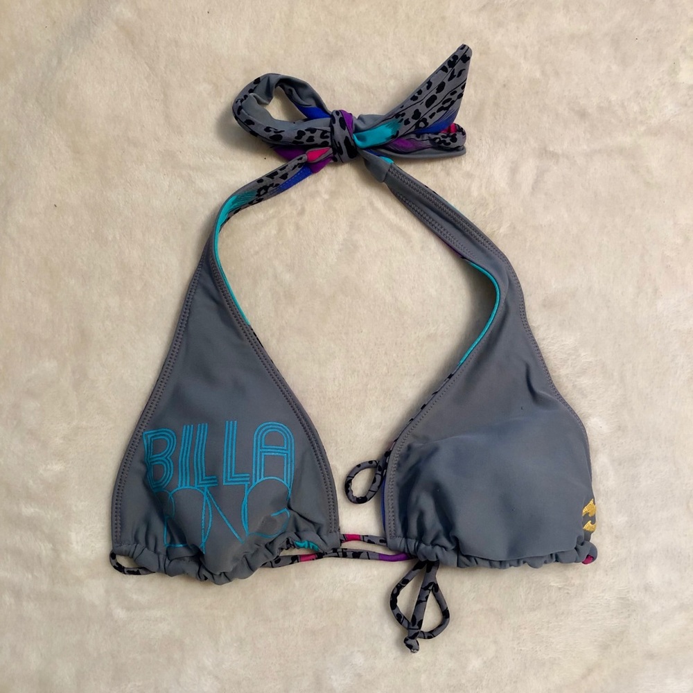 Vintage Reversible Billabong Triangle Bikini Top